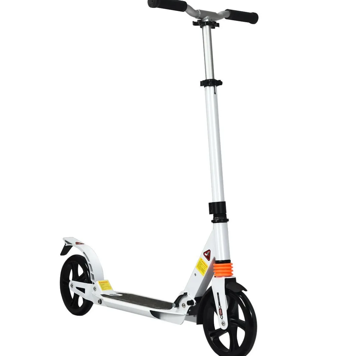 Scooter Roller klappbar Tretroller ABEC7-Lager 3 Höhen verstellbar City Scooter aus Aluminium Sport Kickscooter Kickroller Weiß