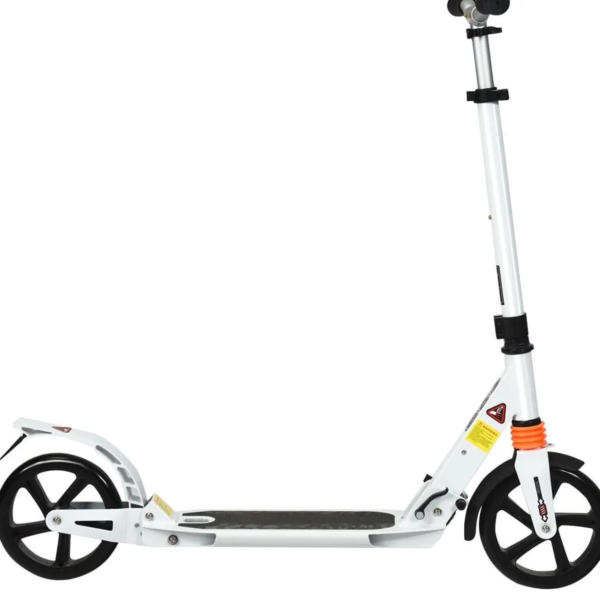 Scooter Roller klappbar Tretroller ABEC7-Lager 3 Höhen verstellbar City Scooter aus Aluminium Sport Kickscooter Kickroller Weiß
