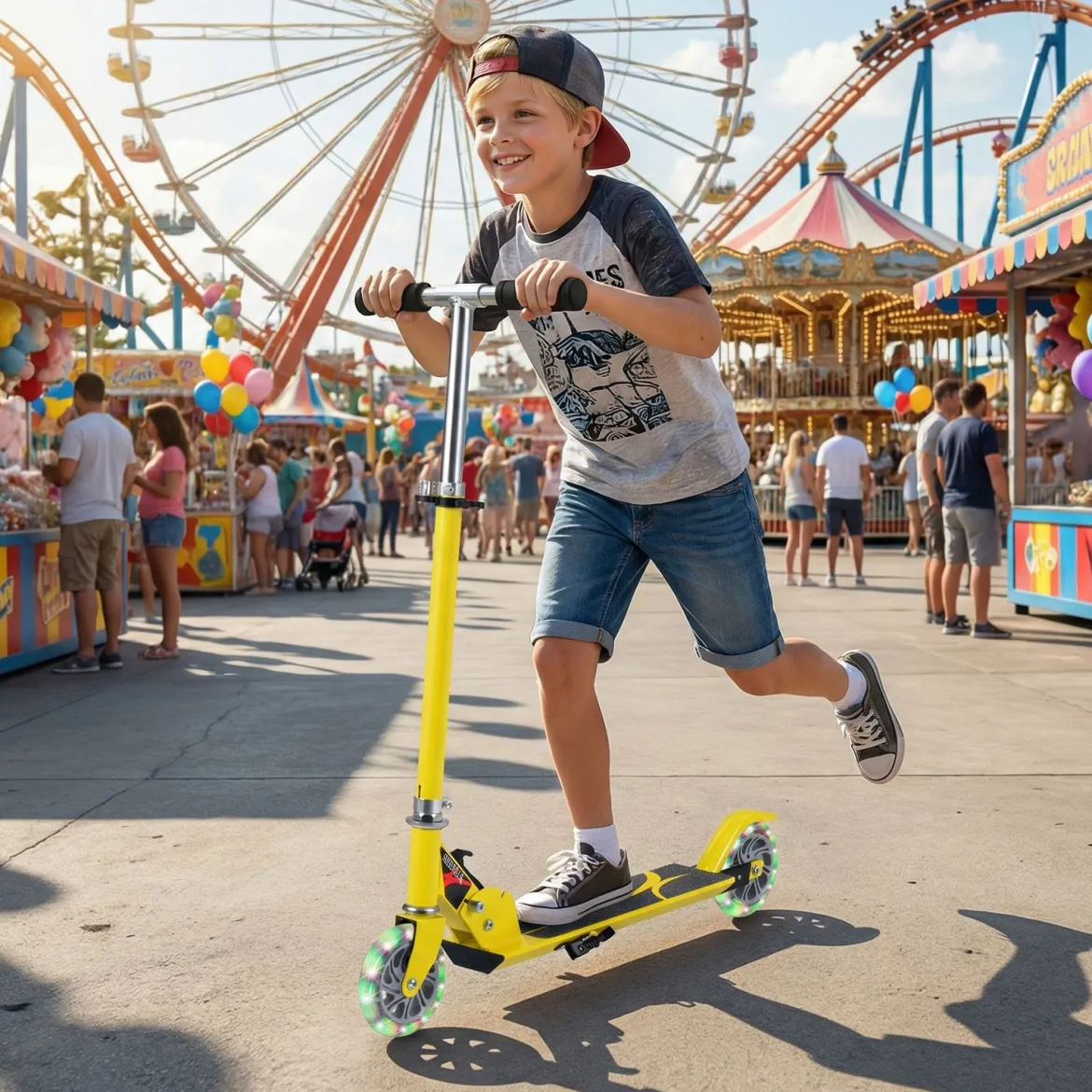 Scooter Roller Tretroller Kinderroller Cityroller klappbar bis 70KG