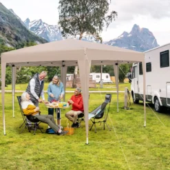 Sechseckiges Pop-Up-Überdachungszelt mit Angezogenen Beinen & Tragetasche Pavillon