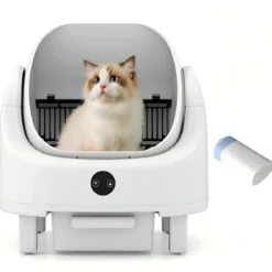 Selbstreinigende Katzentoilette mit App-Steuerung & Geruchskontrolle & Sensorsicherheit & Müllbeutel