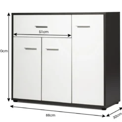 Sideboard Buffetschrank Buffet Anrichte Moderne Kommode für Wohnzimmer