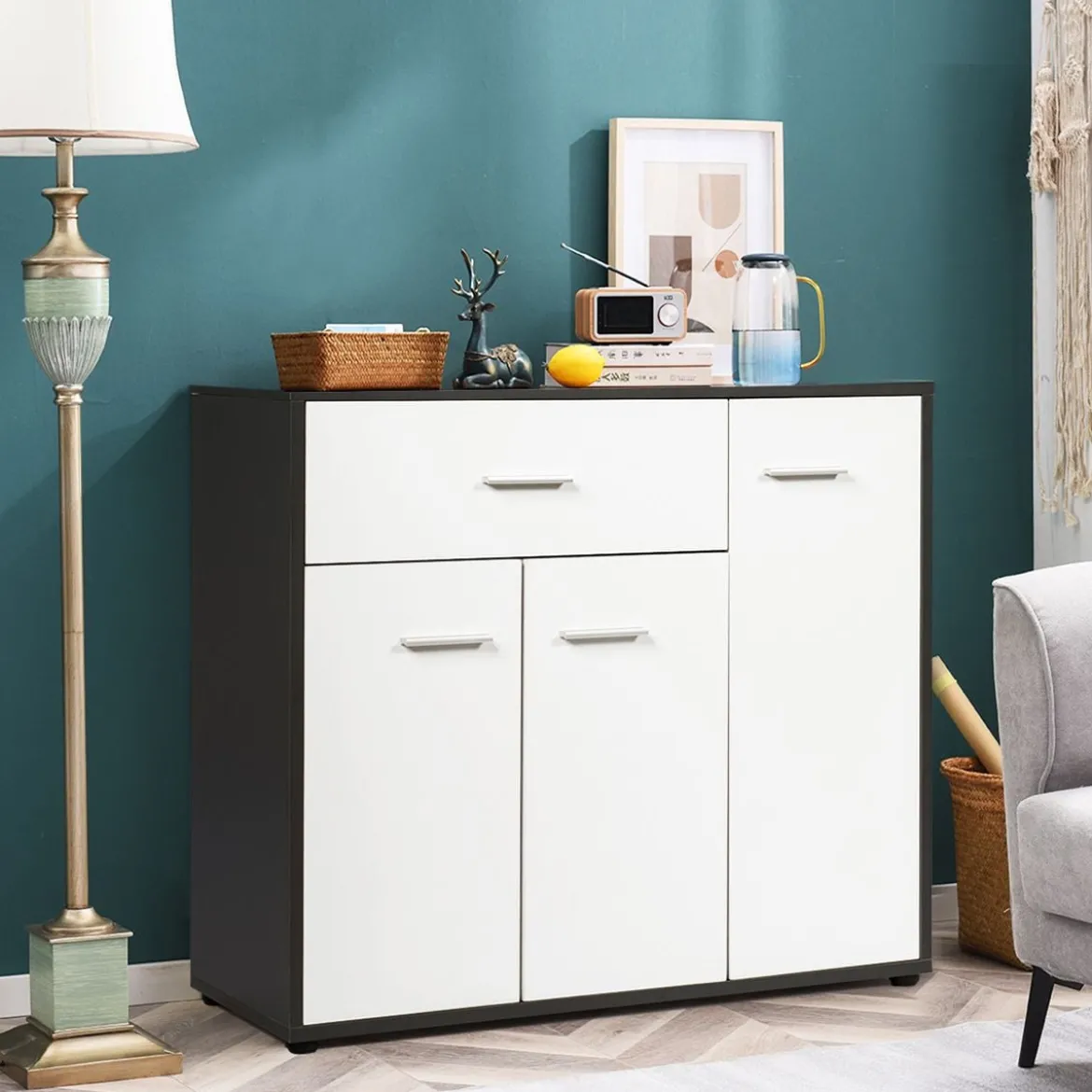 Sideboard Buffetschrank Buffet Anrichte Moderne Kommode für Wohnzimmer