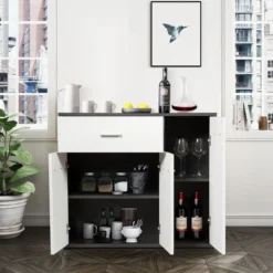 Sideboard Buffetschrank Buffet Anrichte Moderne Kommode für Wohnzimmer