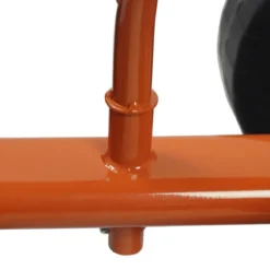 Sitzbagger mit Schaufel Kinderbagger aus Metall Sandbagger zum Aufsitzen für Kinder ab 3 J. Orange