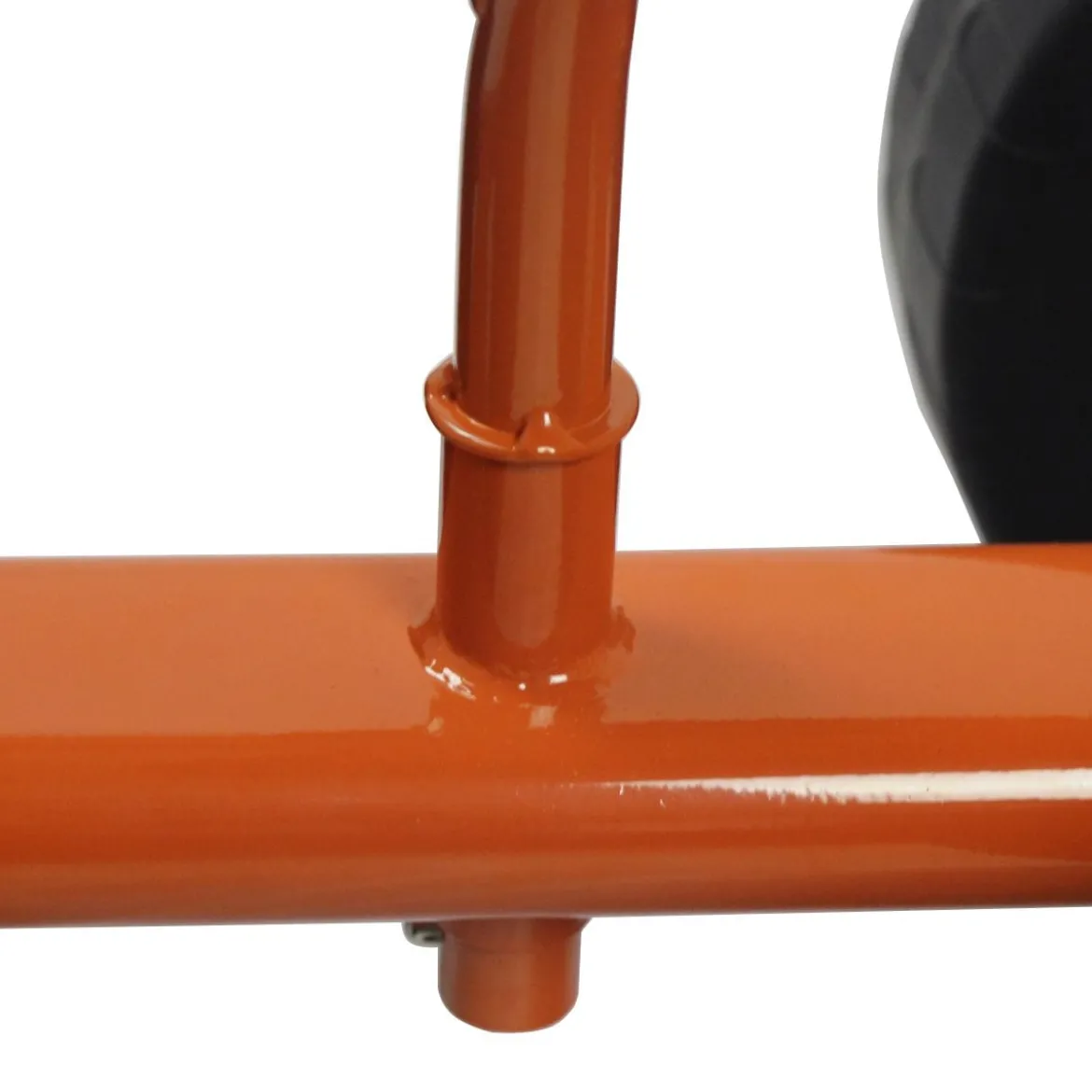 Sitzbagger mit Schaufel Kinderbagger aus Metall Sandbagger zum Aufsitzen für Kinder ab 3 J. Orange