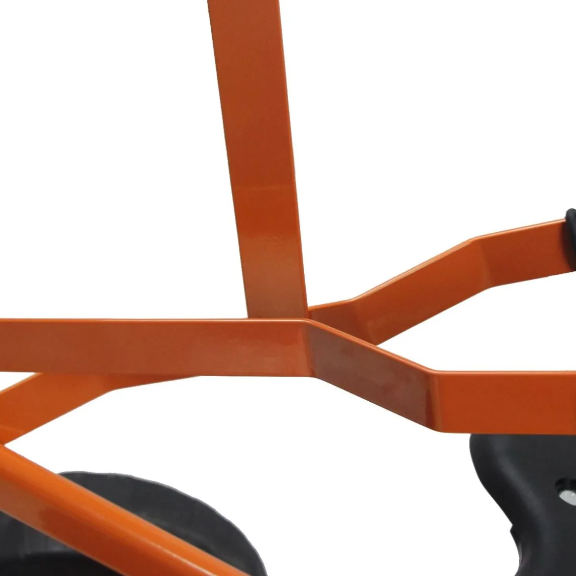 Sitzbagger mit Schaufel Kinderbagger aus Metall Sandbagger zum Aufsitzen für Kinder ab 3 J. Orange