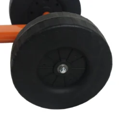 Sitzbagger mit Schaufel Kinderbagger aus Metall Sandbagger zum Aufsitzen für Kinder ab 3 J. Orange