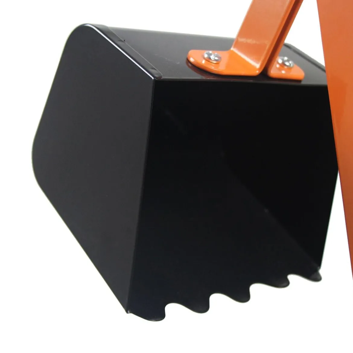 Sitzbagger mit Schaufel Kinderbagger aus Metall Sandbagger zum Aufsitzen für Kinder ab 3 J. Orange