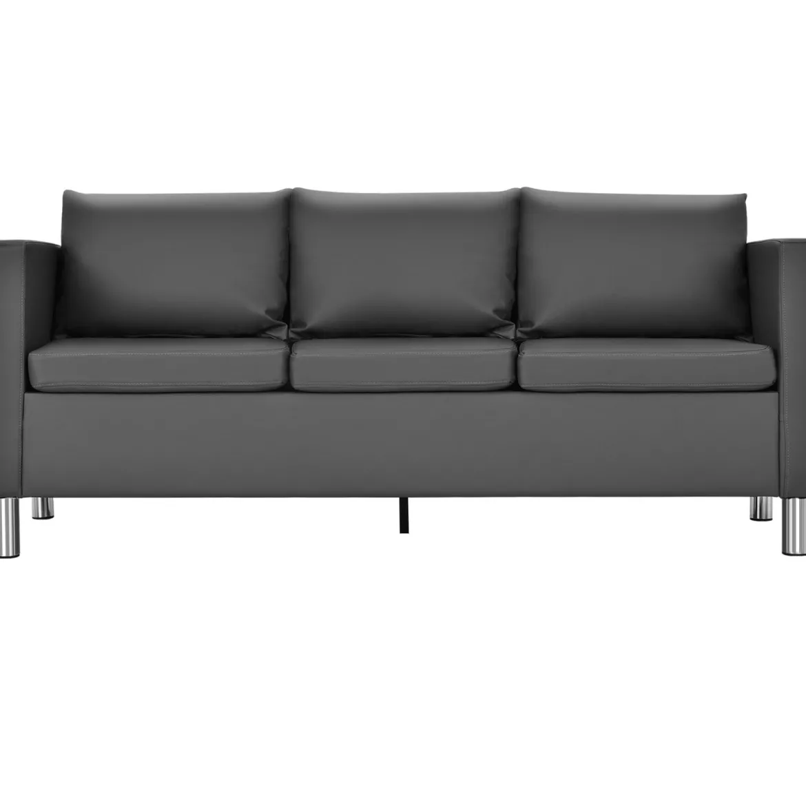 3-Sitzer Modernes Sofa Wohnzimmersofa Ecksofa Couchgarnitur Grau