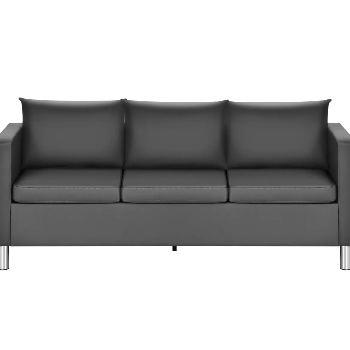 3-Sitzer Modernes Sofa Wohnzimmersofa Ecksofa Couchgarnitur Grau