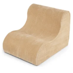 Sitzsack Sessel Geschwungenes Liegesofa Bequemer Sitzsackstuhl mit Bezug