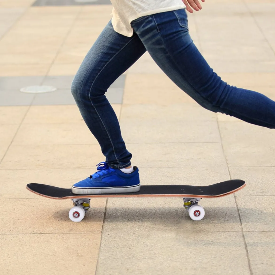Skateboard Komplettboard Funboard Minicruiser Holzboard Longboard 20x79cm