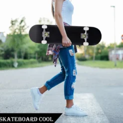 Skateboard Komplettboard Funboard Minicruiser Holzboard Longboard 20x79cm