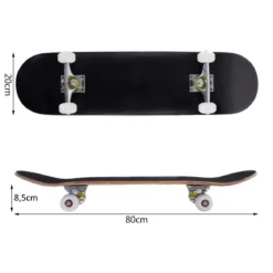 Skateboard Komplettboard Funboard Minicruiser Holzboard Longboard 20x79cm
