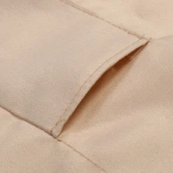 Sonnendach Ersatzdach Dachbezug für Hollywoodschaukel Beige/Grün 190.5 x 132 cm