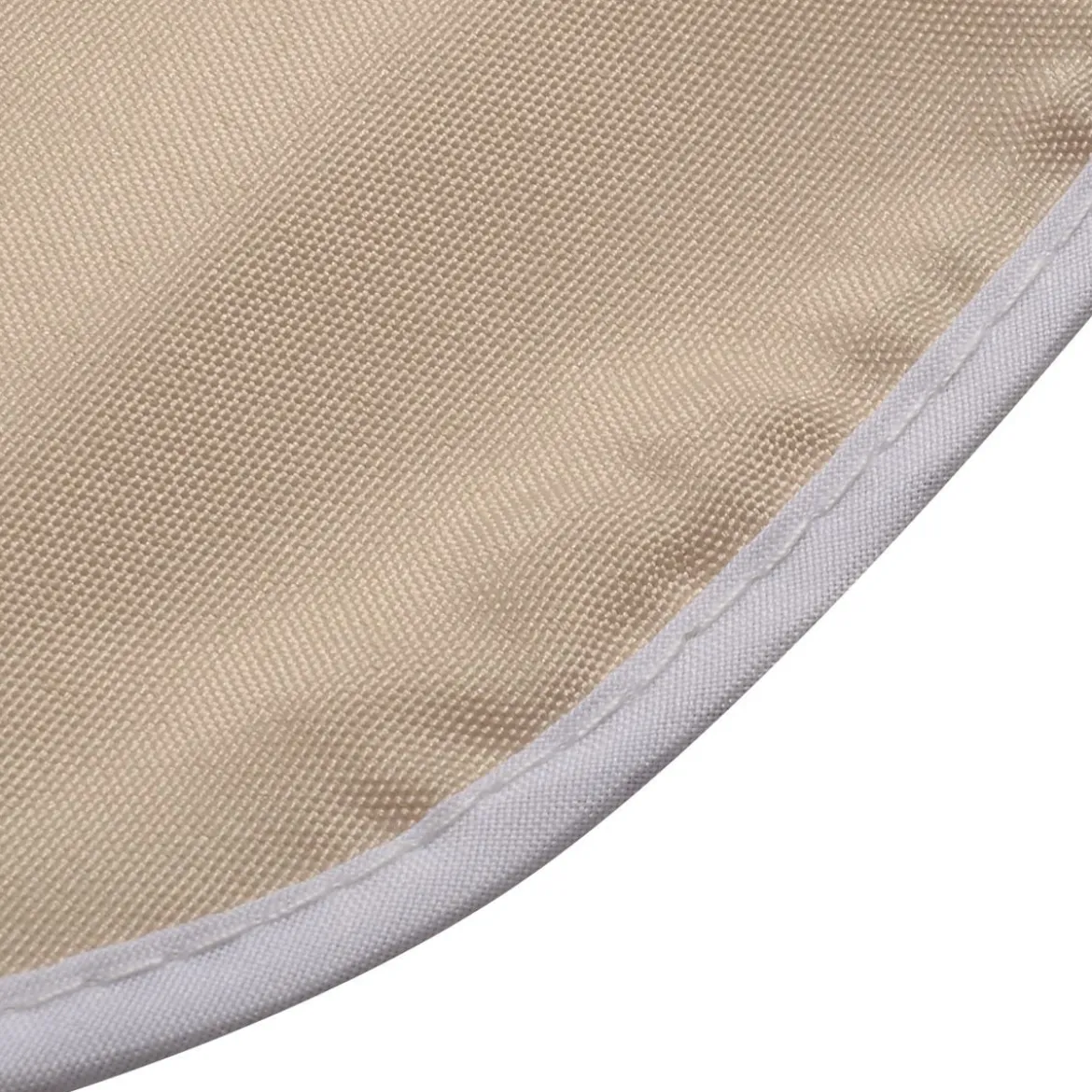 Sonnendach Ersatzdach Dachbezug für Hollywoodschaukel Beige/Grün 190.5 x 132 cm