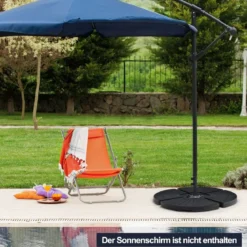Sonnenschirmständer 44 Liter / 66 kg befüllbar mit Wasser oder Sand Schirmständer
