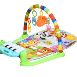 Spieldecke Spielmatte mit abnehmbares und drehbares Klavier Rainforest Erlebnisdecke mit Licht