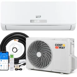 Split Klimaanlage 18000 BTU 3,4kW Inverter Klimagerät mit Heizfunktion Air Conditioner mit WiFi & App