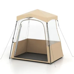 Sportzelt Transparentes Zelt mit klarer Sicht & Robustes Gestell & Tragetasche 183 x 135 x 175 cm