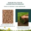 Stahl Rasenroller mit Wasser und Sand Walze Rasenroller mit schwerer Walze Handwalze mit U-förmigem Griff Schwarz