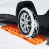2 Stücke Anfahrhilfe Sandbleche Offroad Reifenleiter für Sand/Schlamm/Schnee 107 x 31 x 7 cm Orange