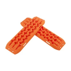 2 Stücke Anfahrhilfe Sandbleche Offroad Reifenleiter für Sand/Schlamm/Schnee 107 x 31 x 7 cm Orange