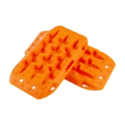 2 Stücke Anfahrhilfe Sandbleche Offroad Reifenleiter für Sand/Schlamm/Schnee 10 Tonnen Orange