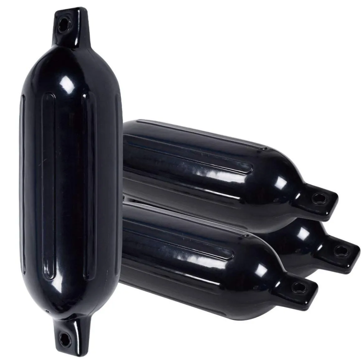 4 Stück Fender Bootsfender Langfender Kugelfender Set Boot Rammschutz TYP G1