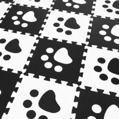 24 Stk Puzzlematten Puzzle Kinderteppich Spielteppich