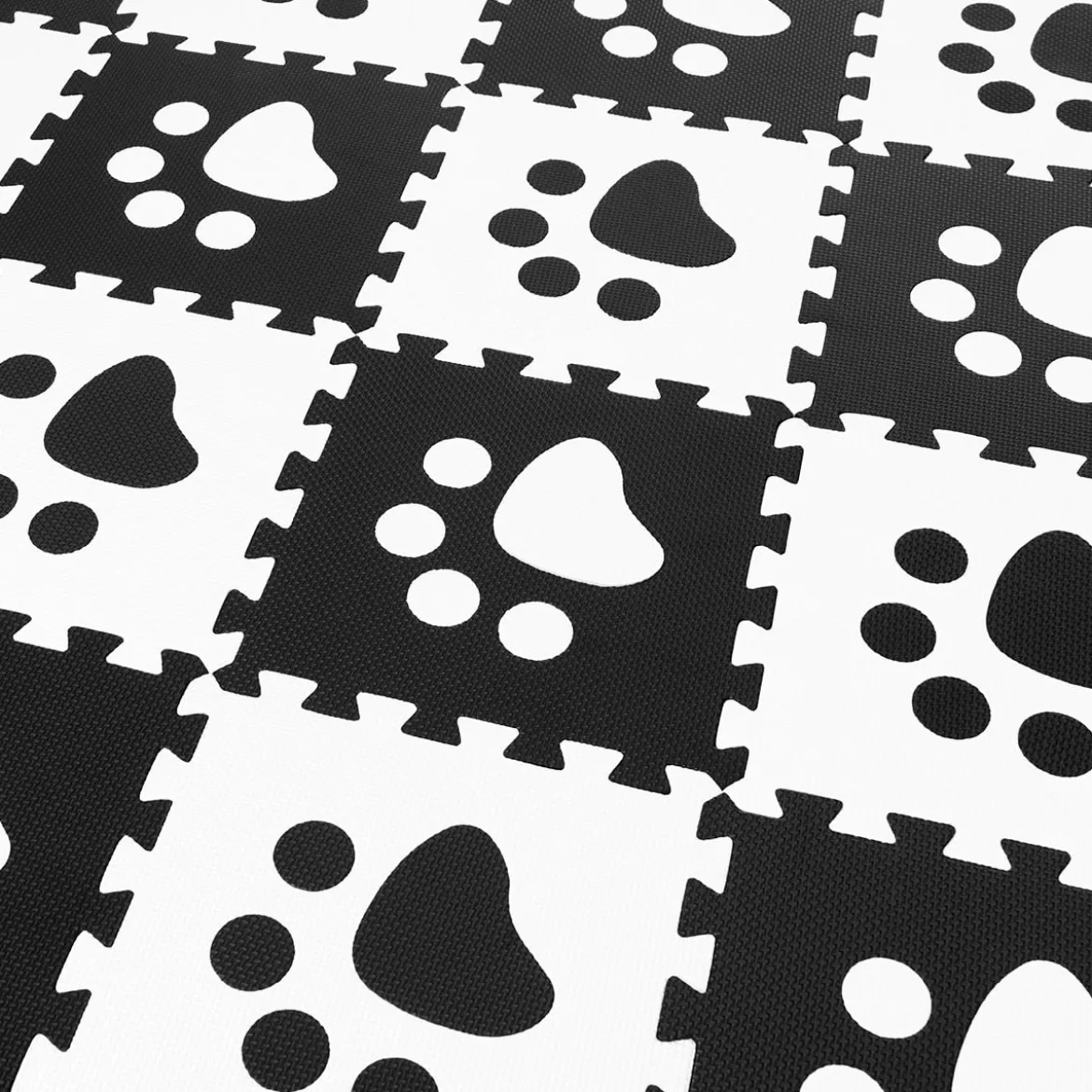 24 Stk Puzzlematten Puzzle Kinderteppich Spielteppich