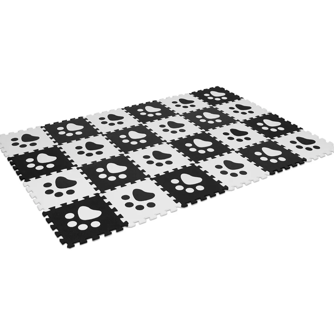 24 Stk Puzzlematten Puzzle Kinderteppich Spielteppich