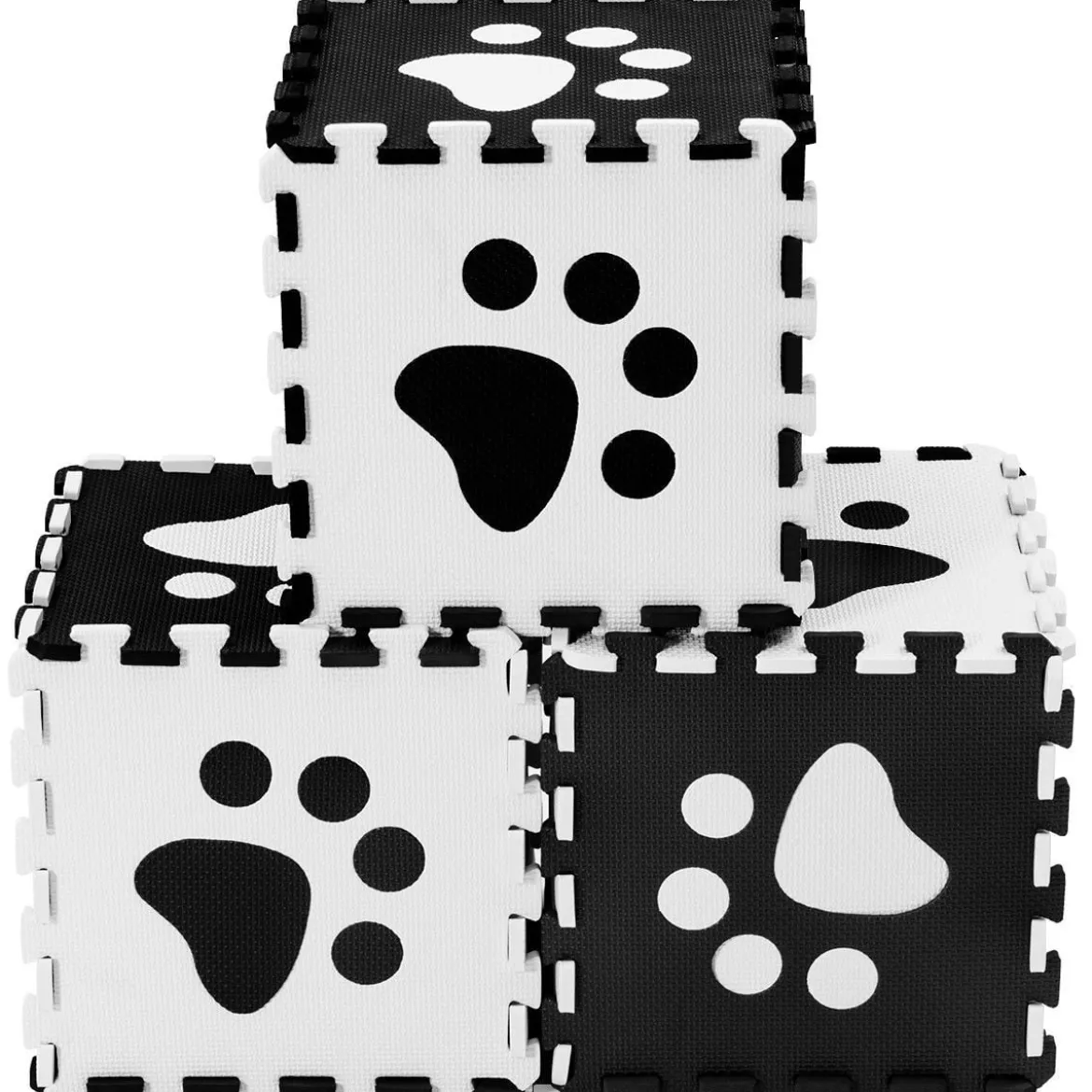 24 Stk Puzzlematten Puzzle Kinderteppich Spielteppich