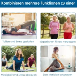 4-stufig Fußbrett verstellbares Trittbrett Holzschrägbrett mit Drehscharnier und rutschfester Trittfläche 160 KG Tragkraft