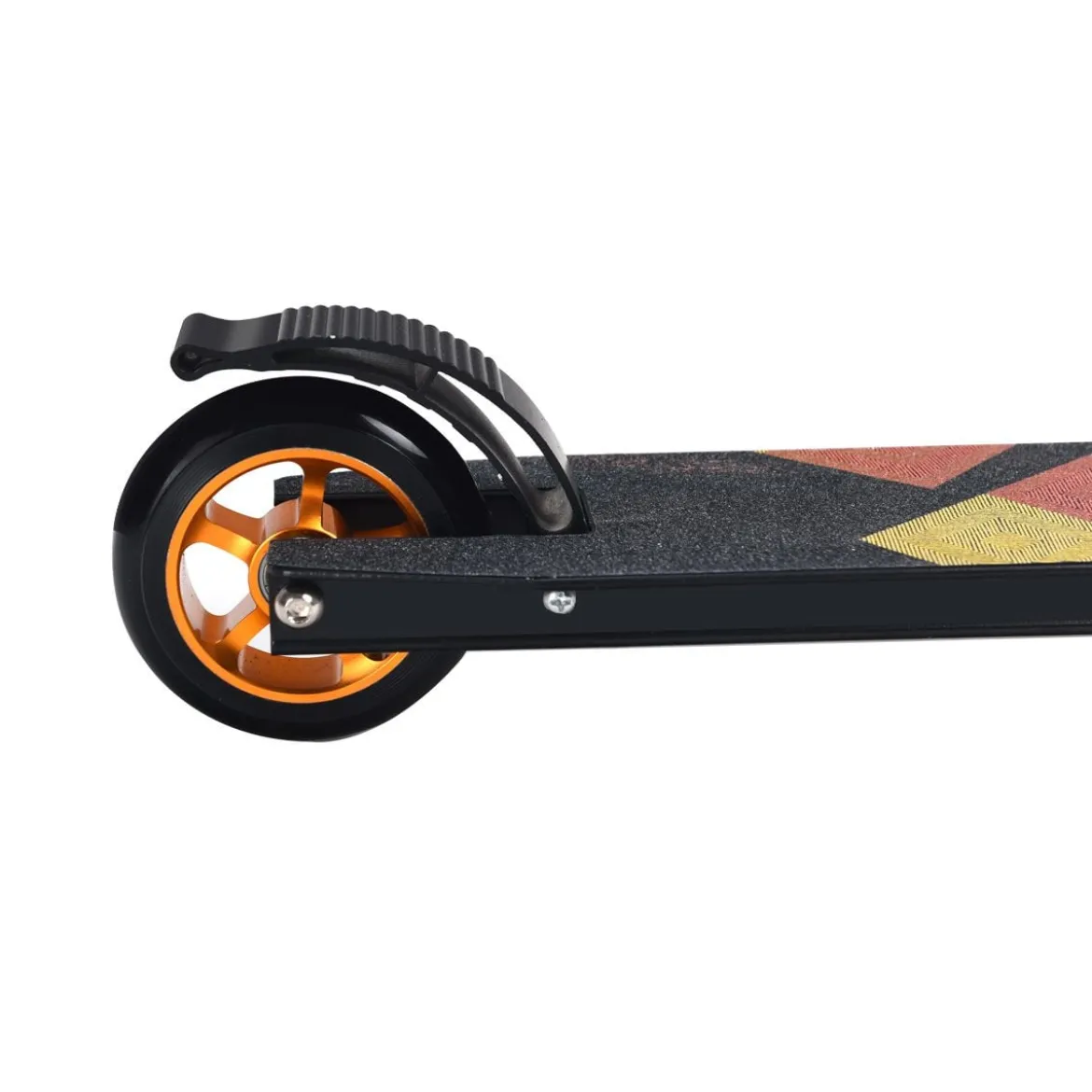 Stunt-Scooter Cityroller Scooter Tretroller mit PU-Rädern Schwarz