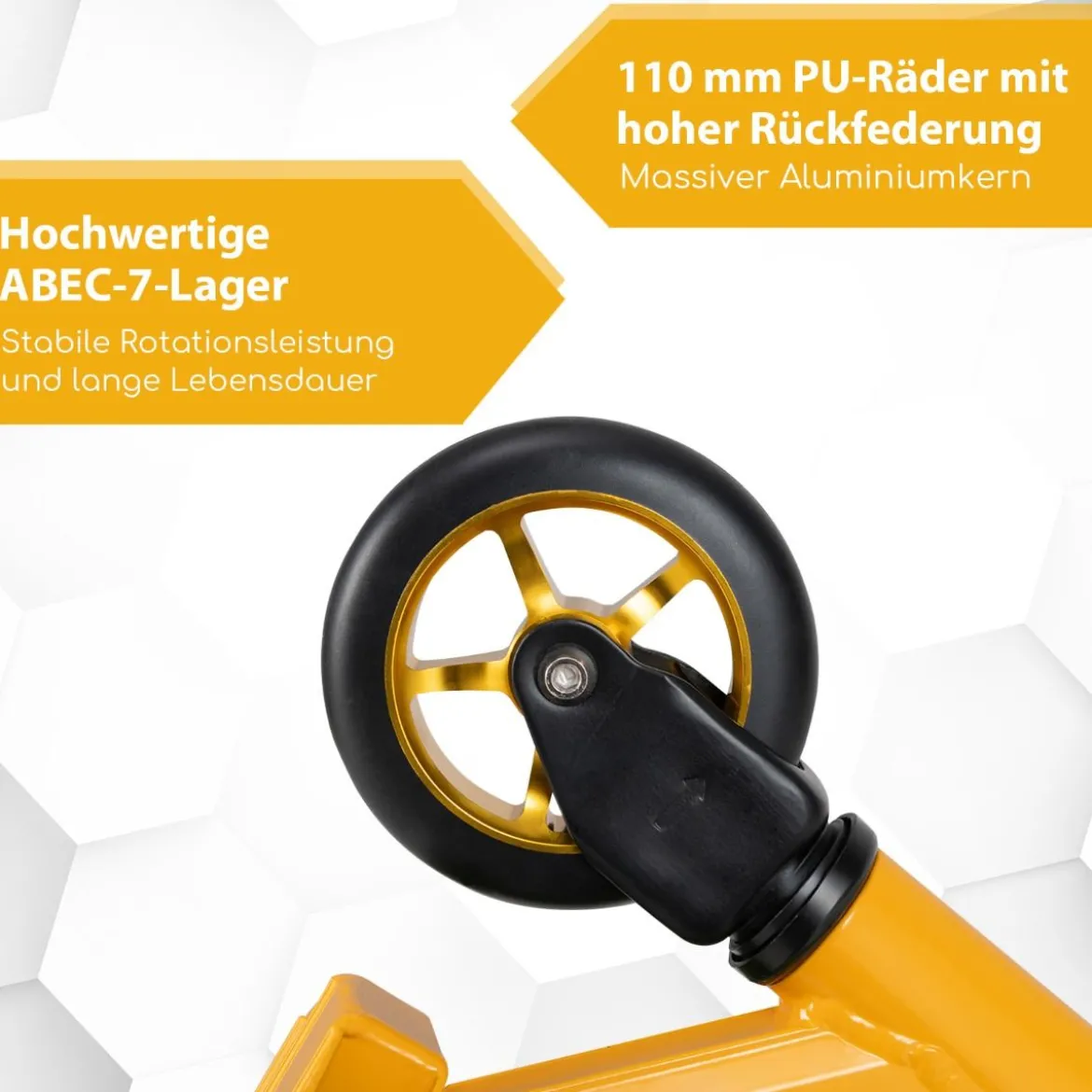Stunt Scooter mit 360 Lenkung & PU Rädern & Aluminiumdeck Stuntscooter Funscooter