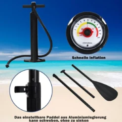SUP Board Aufblasbar Stand up Board Paddelboard Navy