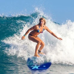 Sup Board Kinder Bodyboard Surfbrett Surfboard Dunkelblau 104 x 52 x 6 cm