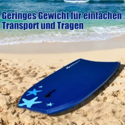 Sup Board Kinder Bodyboard Surfbrett Surfboard Dunkelblau 104 x 52 x 6 cm