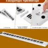 88 Tastatur digitale Keyboard Tastatur für tragbares elektrisches Klavier 137 x 16,5 x 5 cm Weiß