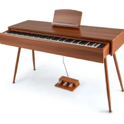 88-Tasten Graded Hammer Action Weighted Keyboard Klavier mit Push-Pull-Schublade Digitalpiano
