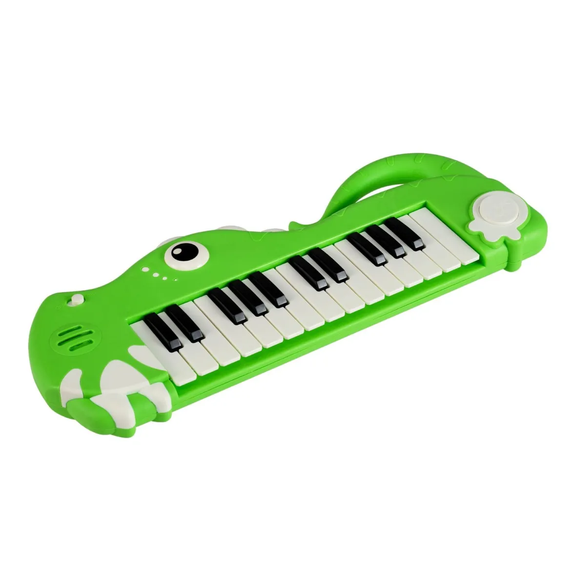 25 Tasten Kinder Digitalpiano mit Eingebauter Musik & Licht Elektronisches Klaviertastatur Grün