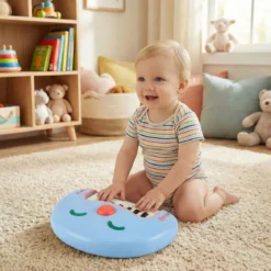 13-Tasten Kinder Keyboard mit Musik & Licht Baby Klavier Tragbares Musikinstrument Spielzeugklavier