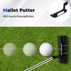 15 teilges Komplett Golfschläger Set Golf Set mit Golftasche & Regenhaube Weiß
