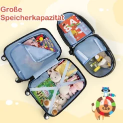 2-Teiliges Kinder-Gepäckset Handgepäck- und Rucksack-Set