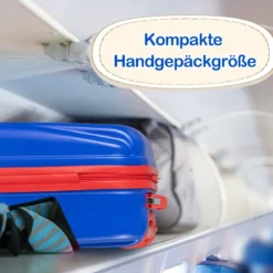 2-Teiliges Kinder-Gepäckset Handgepäck- und Rucksack-Set Blau