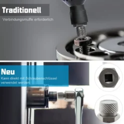 27-teiliges Schraubenausdreher Set mit Kasten Profi Linksausdreher Set Bolzenausdreher Set