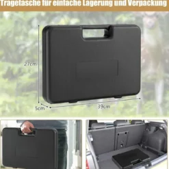 107 tgl. Waffen Reinigungsset Reinigungsgarnitur Waffenpflegeset Waffenreinigung universal Schwarz