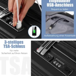 2 tlg. Gepäckset inkl 20